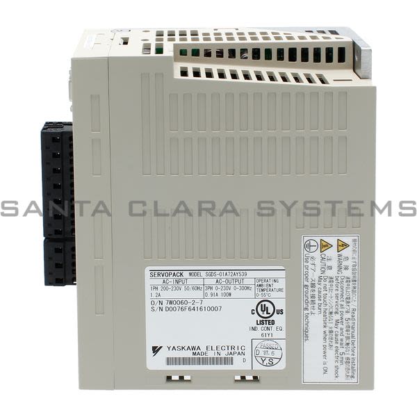 Yaskawa SGDS-01A72AY539 SevorPack Drive Product Image