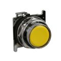 Cutler-Hammer 10250T104 Push Button Yellow Flush | Eaton 10250T-104 Product Image