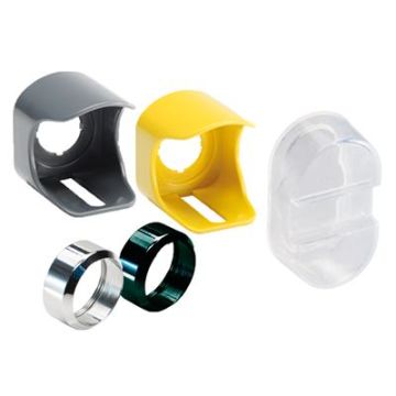 Lot of 4 ABB Push Button Protect Collar E-Stop 1SFA616920R8053 KA1-8053 NEW !!! 