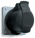 ABB 316RU5 Socket-outlet, panel mounting, 5h, 16A, IP44, unified flange, straight, 3P+E Product Image