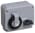 ABB 332MHS7W Switched interlocked socket-outlet, 7h, 32A, IP67, 3P+E Product Image