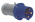 ABB 363P9 Plug, 9h, 63A, IP44, 3P+E Product Image