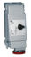 ABB 4125MVS6WH Switched interlocked socket-outlet, vertical, Heavy Duty, 6h, 125A, IP67, 3P+N+E Product Image