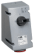 ABB 432MVS6 Switched interlocked socket-outlet, 6h, 32A, IP44, 3P+N+E Product Image