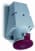 ABB 463RS6 Surface socket-outlet, 6h, 63A, IP44, 3P+N+E Product Image