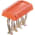 ABB BJADO5-2 BJADO5-2 Jumper Bars Orange Product Image
