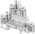 ABB D1.5/6.D2.N.ADO D1.5/6.D2.N.ADO IDC Terminal Blocks - Double deck with 2 feed-through circuits ADO - ADO - Blue Product Image