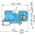 ABB D16/12.NT.L D16/12.NT.L Spring Terminal Blocks - Neutral disconnect - Blue Product Image