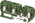 ABB D16/12.P.3L D16/12.P.3L Spring Terminal Blocks - Ground with 3 connections - Green-Yellow Product Image