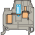 ABB D4/6.ADO.C D4/6.ADO.C IDC Terminal Blocks - Feed-through ADO - screw clamp - Grey Product Image