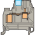 ABB D6/8.ADO.1 D6/8.ADO.1 IDC Terminal Blocks - Feed-through ADO - screw clamp - Grey Product Image