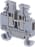 ABB DR1.5/4 DR1.5/4 Screw Clamp Terminal Blocks - Miniblocks - Grey Product Image