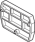 ABB FED2.L-OR FED2.L-OR Separator end section Orange Product Image