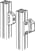 ABB JSM-D15 JSM D15 Cam lock exkl. key Polyamid black Product Image