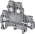 ABB M4/6.DE M4/6.DE Screw Clamp Terminal Blocks - Component holder - Grey Product Image