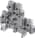 ABB M4/6.DE1.D M4/6.DE1.D Screw Clamp Terminal Blocks - Component holder - Grey Product Image