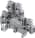 ABB M4/6.DE2.D M4/6.DE2.D Screw Clamp Terminal Blocks - Component holder - Grey Product Image