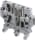 ABB M4/6.ST.SN M4/6.ST.Sn Screw Clamp Terminal Blocks - Test disconnect with plug - Grey Product Image