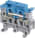 ABB M4/8.SNT M4/8.SNT Screw Clamp Terminal Blocks - Disconnect with lever - with test socket - Grey, Blue Product Image