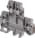 ABB M6/8.D1 M6/8.D1 Screw Clamp Terminal Blocks - Double deck - Grey Product Image
