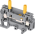 ABB M6/8.ST1.IP20 M6/8.ST1.IP20 Screw Clamp Terminal Blocks - Test disconnect with a screwdriver sliding link - Grey Product Image