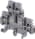 ABB MA2.5/5.D1.1 MA2.5/5.D1.1 Screw Clamp Terminal Blocks - Double deck - Grey Product Image