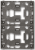 ABB PG/U2.1 PG/U2.1, priOn Base Frame, 2-fold Product Image