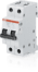 ABB S201M-C2NA Miniature Circuit Breaker - S200M - 2P - C - 2 A Product Image