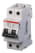 ABB S202P-C2 Miniature Circuit Breaker - S200P - 2P - C - 2 A Product Image