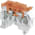 ABB ZS4-S-R3 ZS4-S-R3 Screw Clamp Terminal Block - Disconnect with Lever - Grey Product Image