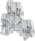 ABB ZS6-D1 ZS6-D1 Screw Clamp Terminal Block - Double Deck - Grey Product Image
