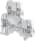 ABB ZS6-D2-BL ZS6-D2-BL Screw Clamp Terminal Block - Double Deck - Blue Product Image