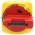 Allen Bradley 140U-HS4E Operating Handle | Red/Yellow Product Image