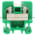 Allen Bradley 1492-CA1G Terminal Block | Green Product Image
