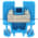 Allen Bradley 1492-CA2B Terminal Block Blue Product Image
