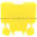 Allen Bradley 1492-CA3Y Terminal Block | Yellow Product Image