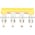 Allen Bradley 1492-CJLJ5-4 Plug-In Center Jumper, 5 mm, 4 Pole Product Image