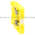 Allen Bradley 1492-H1Y Terminal Block, Yellow Product Image