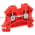 Allen Bradley 1492-J6-RE Terminal Block | Red Product Image