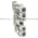 Allen Bradley 1492-L10 Feed-Through Spring Clamp Term Blk 10mm Gray Product Image