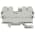 Allen Bradley 1492-L10 Feed-Through Spring Clamp Term Blk 10mm Gray Product Image