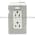 Allen Bradley 1492-REC15 DIN Rail Receptacle Product Image