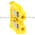Allen Bradley 1492-W10-Y Terminal Block Yellow Product Image