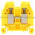 Allen Bradley 1492-W10-Y Terminal Block Yellow Product Image