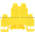 Allen Bradley 1492-WD3-Y Yellow Circuit Block Product Image