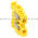 Allen Bradley 1492-WM4-Y Terminal Block | Yellow Product Image