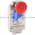 Allen Bradley 440E-A13203 Lifeline 4 Stainless Steel Replacement Cover with Blue Reset knob and E-Stop Button Product Image
