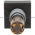 Allen Bradley 800A-C2DA12C Momentary Push Button | Amber Product Image