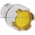 Allen Bradley 800FM-LG5 Illuminated Guarded Push Button Yellow Product Image