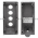 Allen Bradley 800H-4HZ4R Pushbutton Enclosure Product Image